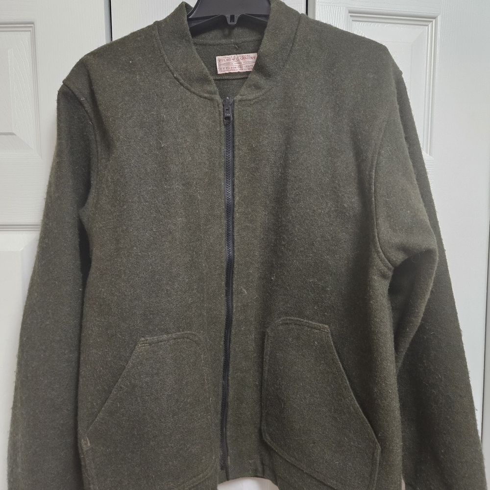 Filson Mackinaw Wool Jacket Liner - Forest Green